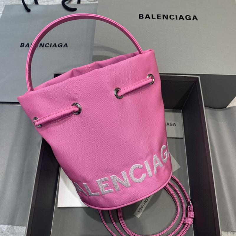 Balenciaga Bags 656682 nylon cloth pink
